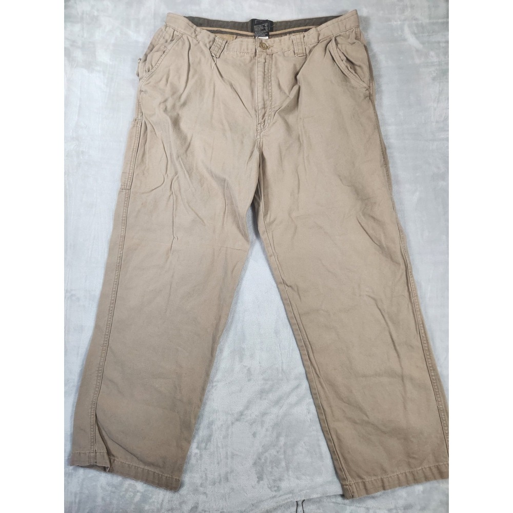 Weatherproof Vintage Men's Khaki Cargo Utility‎ Pants 38 X 30
